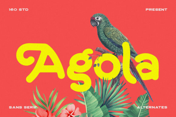 Agola Display Font: A Whimsical Touch for Modern Designs