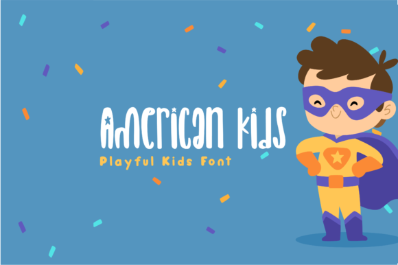 American Kids: Strategic Typography for Engaging Visual Communication