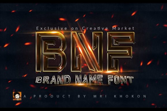 Brand Name: Elevating Your Visual Identity with Bold 3D Typography