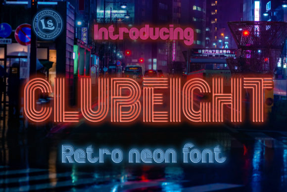 Clubeight: The Retro Display Font for Fun Projects