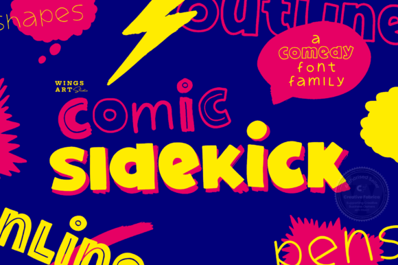 Comic Sidekick: The Playful Font for Engaging Projects
