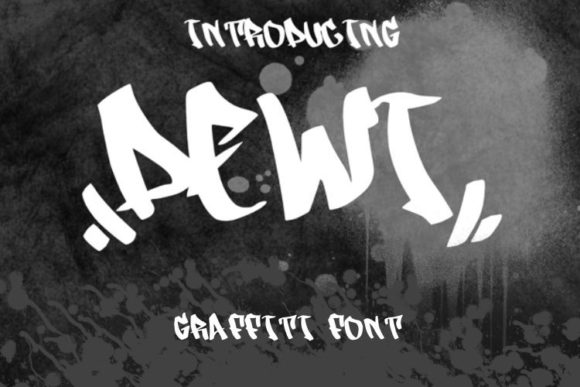 Dewi: The Futuristic Graffiti Display Font for Bold Branding