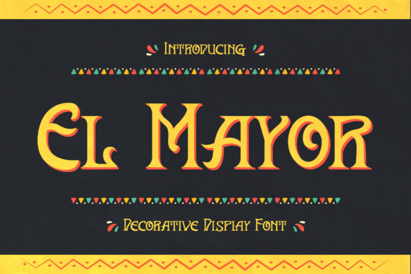 El Mayor: A Vintage Display Font for Bold Branding