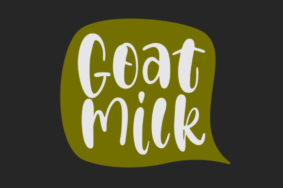 Goat Milk Font Review: A Whimsical Yet Chic Display Solution