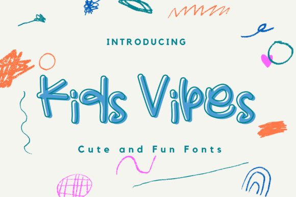 Kids Vibes: The Quirky Font for Whimsical Design