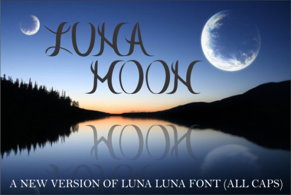 Luna Moon: Elevating Projects with Whimsical Typography