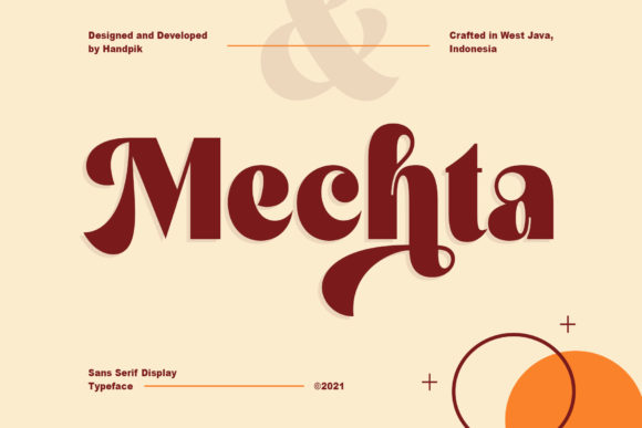 Mechta: A Bold Display Font for Confident Branding