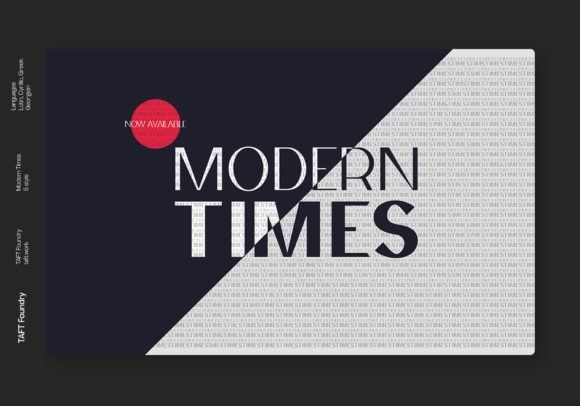 Modern Times: Elevating Brand Identity with Clean, Techno-Styled Typography