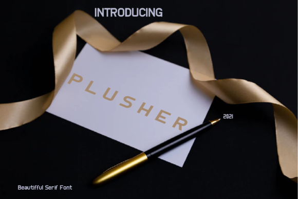 Plusher: A Strategic Approach to Minimalist Typography in Design