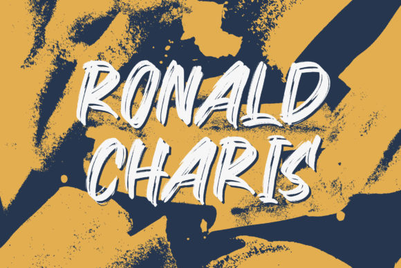 Ronald Charis: A Brushed Display Font for Modern Designs