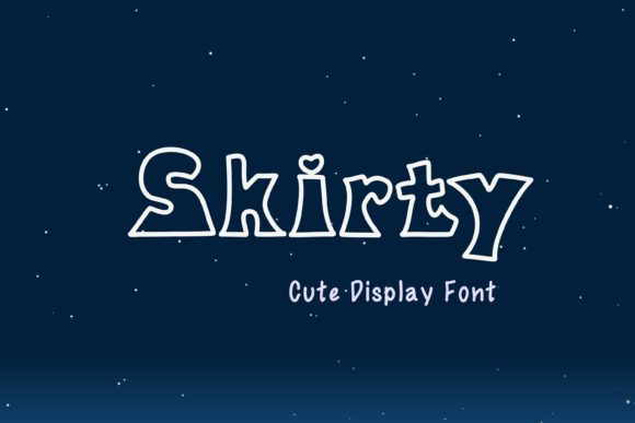 Skirty: Navigating the Details of a Crafty Display Font