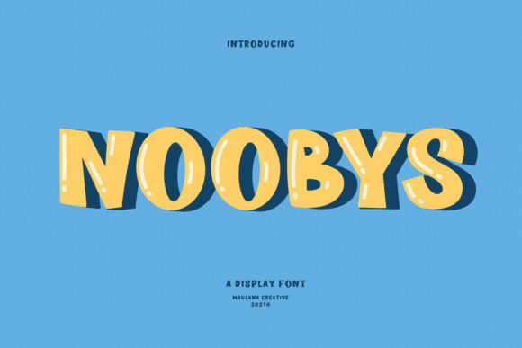 Why Noobys Is the Quirky Display Font Your Designs Need