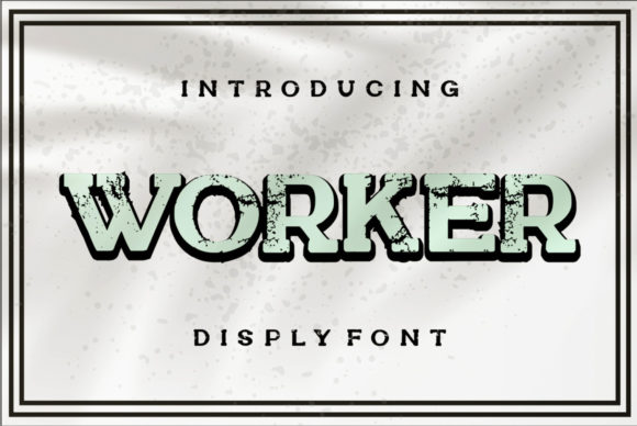 Worker: Bold Typography for High-Impact Design